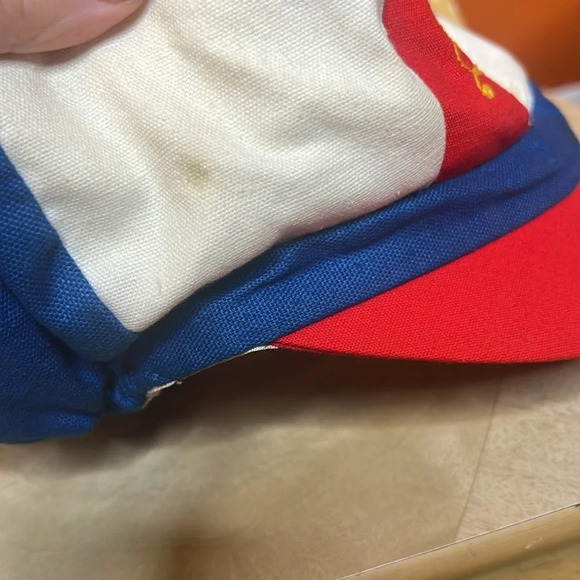 Vintage 70s Six Flags Great America Bugs Bunny Patriotic Engineer Hat USA - Picture 12 of 16